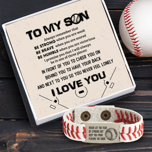 Baseball Bracelet - Baseball - To My Son - Be Humble When You Are Victorious - Gbzj16024