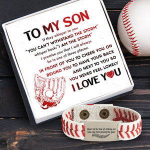 Baseball Bracelet - Baseball - To My Son - You Can't Withstand The Storm - Gbzj16028