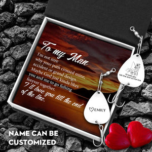 Engraved Fishing Hook - Fishing - To My Man - Forever Together - Gfa26009