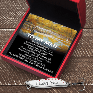 Fishing Spoon Lure - Fishing - To My Man - You Have My Heart - Gfaa26007