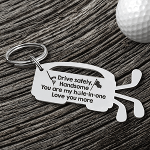 Golf Club Bag Keychain - Golf - To My Par-fect Husband - The Day I Met You I Found My Missing Piece - Gkew14002