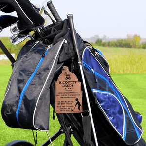 Leather Golf Tee Holder - Golf - To My Dad - May The Course Always Be With You - Gal18001