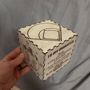 Light Up Message Box - Softball - To My Daughter - You Are A Dirt And Diamonds Kinda Girl - Gyl17002