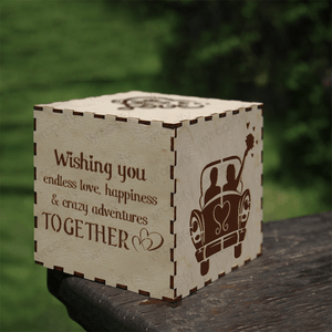 Light Up Message Box - Wedding - To Bride - Two People Fall In Love - Gyl39002