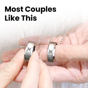 Couple Ring Necklaces - Eternal Love Rune