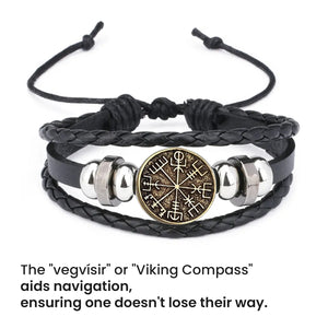 Unlock His Heart - Personalized Viking Compass Bracelets - Gbla26001