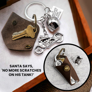 Personalized Classic Bike Keychain - To My Husband - Ride Safe I Need You Here With Me - Gkt14001