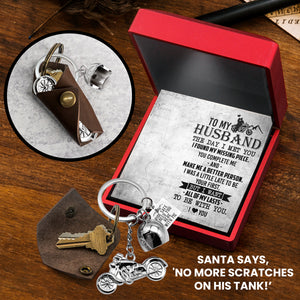 Journey With Me Always, My Beloved Husband - Custom Keychain Inspires Our Future - Gkt14010