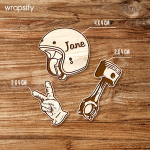 Personalized Motorcycle Ornament - Biker - To My Man - The Man, The Myth, The Legend - Gam26003