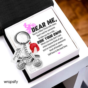 Dirt Bike Helmet Keychain - Biker - To Myself - Self-love Is The Best Love - Gkey34001