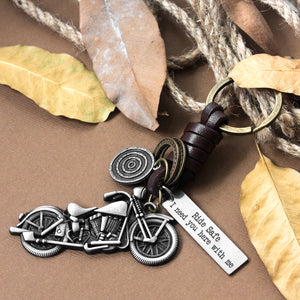 Motorcycle Keychain - Biker - To My Son - Never Forget That I Love You - Gkx16014
