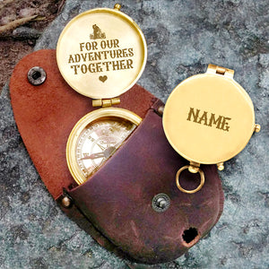 Personalized Engraved Compass - Biker - For Our Adventures Together - Gpb26005
