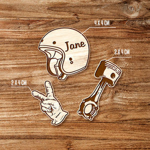 Personalized Motorcycle Ornament - Biker - To My Man - I Pray You'll Always Be Safe - Gam26002