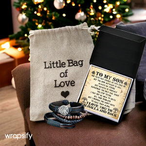 Viking Yggdrasil Bracelet - Viking - To My Son - Just Believe In Yourself - Gbag16004