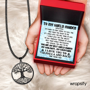 Tree Of Life Necklace - Viking - To My Shield Maiden - How Special You Are To Me - Gnyb13004