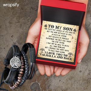 Viking Yggdrasil Bracelet - Viking - To My Son - Just Believe In Yourself - Gbag16004