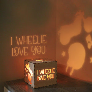 Motorcycle Wooden Box - Biker - To My Loved One - I Wheelie Love You - Gao13001