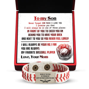 Personalized Baseball Bracelet - Baseball - To My Son - From Mom - How Much I Love You - Gbzj16011