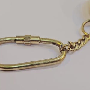 Personalized Brass Compass Keychain - Family - To My Daughter - From Dad - I Pray You Will Always Be Safe - Gkqj17001