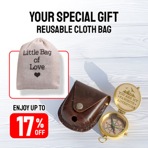 Personalized Compass Gift – For When They Can’t Hold Your Hand, Let Them Hold This - Gpb26046