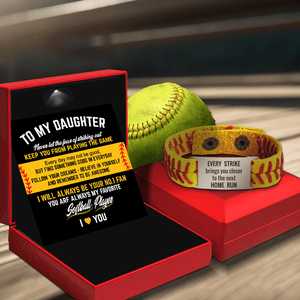 Softball Bracelet - Softball - To My Daughter - Remember To Be Awesome - Gbzk17020