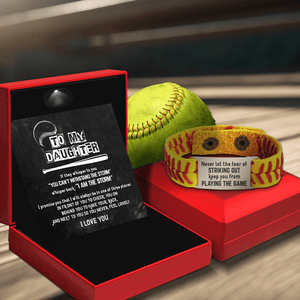 Softball Bracelet - Softball - To My Daughter - You Can't Withstand The Storm - Gbzk17018