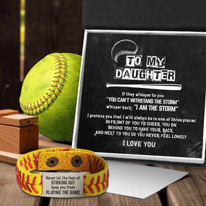 Softball Bracelet - Softball - To My Daughter - You Can't Withstand The Storm - Gbzk17018