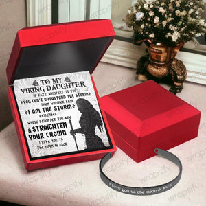 Viking Bracelet - Viking - To My Daughter - Remember Whose Daughter You Are And Straighten Your Crown - Gbzf17024