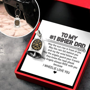 Viking Compass Bell - Biker - To My Dad - May Angels Always Ride With You - Gnzv18004