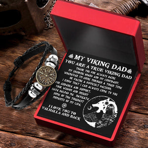 Viking Compass Bracelet - Viking - To My Dad - Thank You For Always Being My Sounding Board And My Confidant - Gbla18003