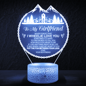 3D Led Light - Cycling - To My Girlfriend - I Gave My Heart To You - Glca13031