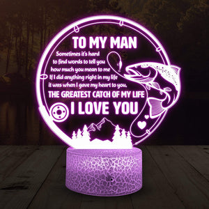 3D Led Light - Fishing - To My Man - How Much You Mean To Me - Glca26045