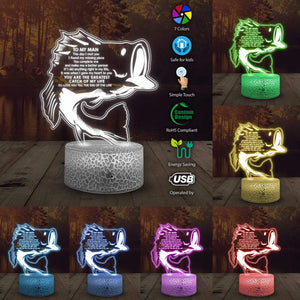 3D Led Light - Fishing - You Are The Greatest Catch Of My Life - Glca26016