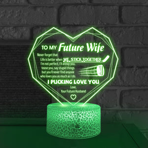 3D Led Light - Hockey - To My Future Wife - Life is Better - Glca25010