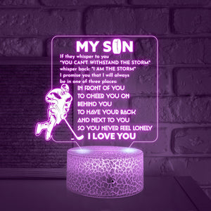3D Led Light - Hockey - To My Son - You Can't Withstand The Storm - Glca16019