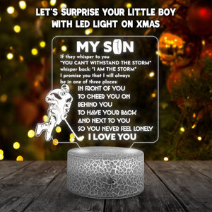 3D Led Light - Hockey - To My Son - You Can't Withstand The Storm - Glca16019