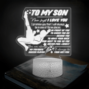 3D Led Light - Soccer - To My Son - You Are Always My Favorite Soccer Player - Glca16011