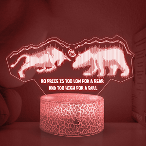 3D Led Light - Stock - To Myself - Bull And Bear - Glca34008