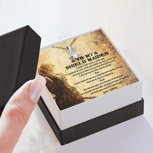 Alluring Beauty Necklace - To My Shield Maiden - I'd Choose You In A Hundred Lifetimes - Snb13007