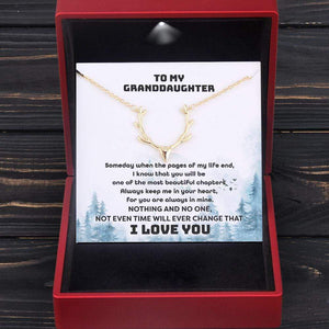 Antler Necklace - Hunting - To My Granddaughter - You Are Always In Mine - Gnt23003
