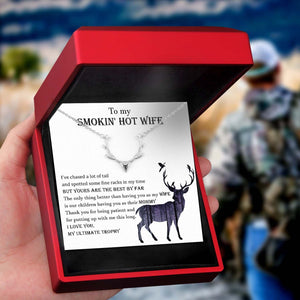 Antler Necklace - Hunting - To My Wife - I Love You - Gnt15023