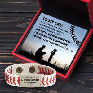 Baseball Bracelet - Baseball - To My Dad - Thank You For Everything - Gbzj18001