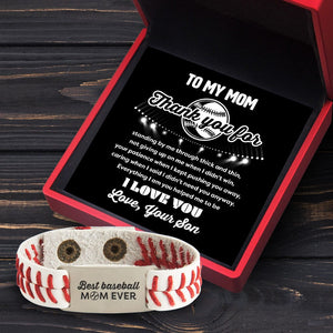 Baseball Bracelet - Baseball - To My Mom - I Love You - Gbzj19003