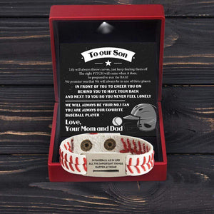 Baseball Bracelet - Baseball - To Our Son - Never Feel Lonely - Gbzj16013