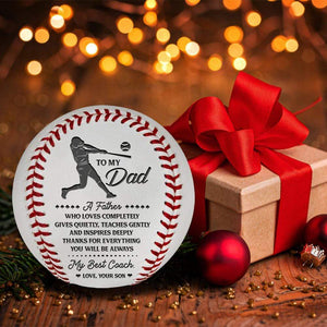 Baseball - To My Dad - From Son - You Will Be Always My Best Coach - Gaa18005