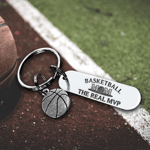 Basketball Keychain - Basketball - To My Mom - Thank You For Always Being There For Me On And Off The Court - Gkbd19004