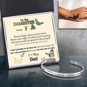 Bracelet - Butterfly - From Dad - To My Daughter - I Love You - Gbzf17018