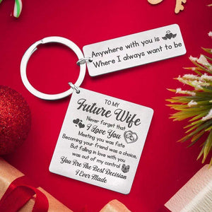 Calendar Keychain - To My Future Wife - You Are The Best Decision I Ever Made - Gkr25007