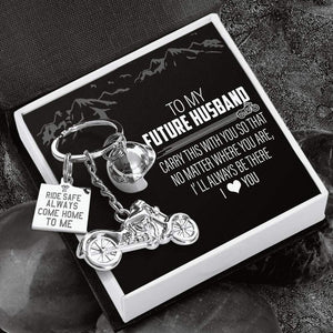 Classic Bike Keychain - To My Future Husband - I Will Always Be There - Gkt24005