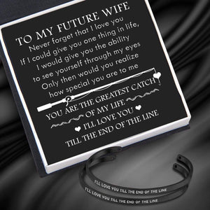 Couple Bracelets - Fishing Lovers - To My Future Wife - You Are The Greatest Catch Of My Life - Gbt25008